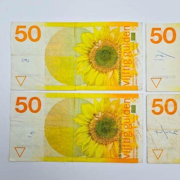Pays-Bas. - 4 x 50 Gulden - 1982 - PL83 (Sans prix de