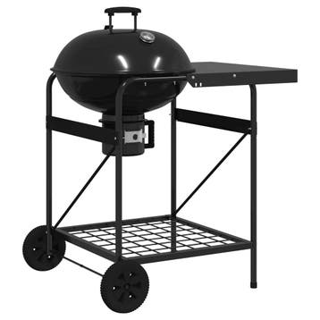 vidaXL Houtskoolgrill met Rookbuizen 91 x 71 x 107 cm Staal, Verzenden, Nieuw