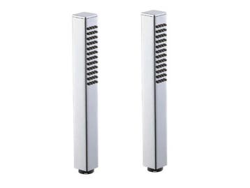 Veiling - 2x Alterna staafhanddouche vierkant chroom, Nieuw