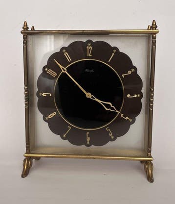 Horloge de bureau - Kienzle Moderne du milieu de siècle, Antiquités & Art, Antiquités | Horloges