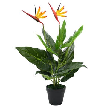 vidaXL Kunstplant paradijsvogelbloem 66 cm, Verzenden