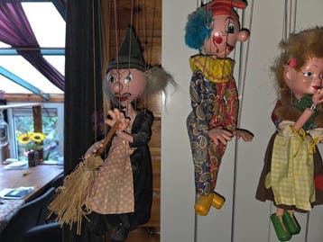 Marionet (4) - Pelham Puppets - Hout, Textiel, Paint -
