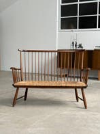 WK Möbel - Arno Lambrecht - Settle (zitbank met hoge, Antiek en Kunst