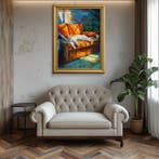 Yuni R. P (XX) - Siesta Felina sobre Cuero Cálido