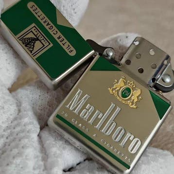 Zippo - Marlboro - Zonder minimumprijs - Aansteker - Staal, Nieuw