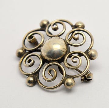Sans prix de réserve - Broche Argent 925 - Hermann Siersbol,