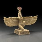 Replica van het oude Egyptische Standbeeld van de Vleugelige