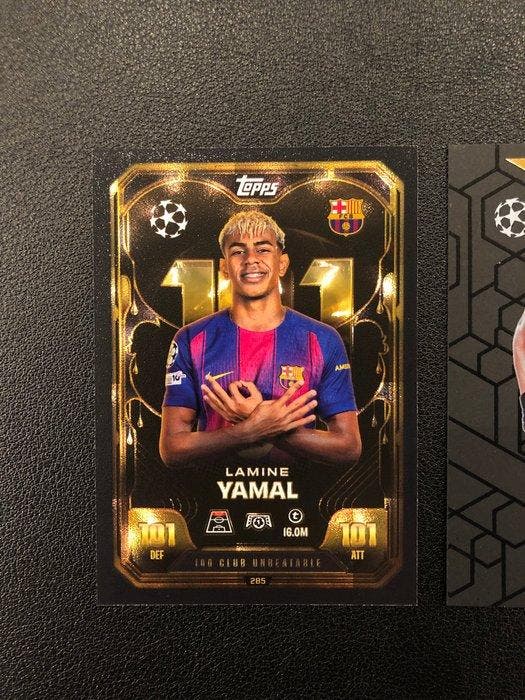 Topps Lamine Yamal - 4 Card - Near Mint (NM), Collections, Autocollants