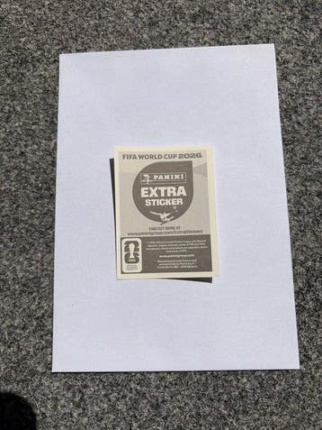 2026 Panini WK 2026 Cristiano Ronaldo EXTRA STICKER RONALDO