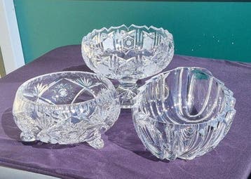 Collection thématique - Coupes en cristal plombé
