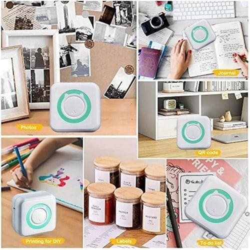 Mini fotoprinter zwartwit labelprinter labelmaker phomemo, Hobby en Vrije tijd, Knutselen, Nieuw