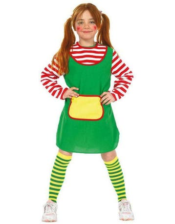 pippi kostuum voor meisjes, Ophalen of Verzenden, Nieuw