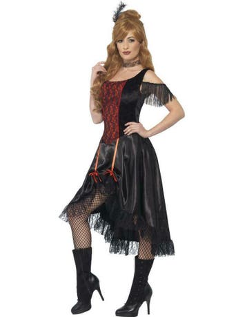 Saloon cowgirl verkleed kostuum voor dames, Ophalen of Verzenden, Nieuw