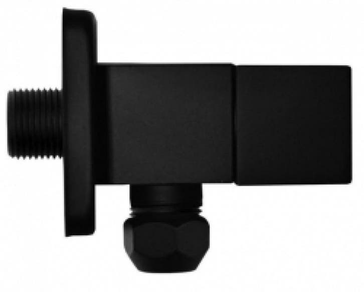 Sanifun Nero Minimal Hoekstopkraan 3/8 x 10 B, Doe-het-zelf en Bouw, Sanitair, Kraan, Ophalen of Verzenden
