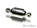 Verzilverd magneetslotje ca. 22x8mm, Hobby en Vrije tijd, Kralen en Sieraden maken, Verzenden, Nieuw, Overige typen