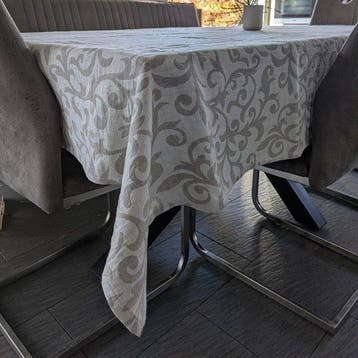Tafelkleed - 250 cm - 205 cm - Jacquard-linnen tafelkleed