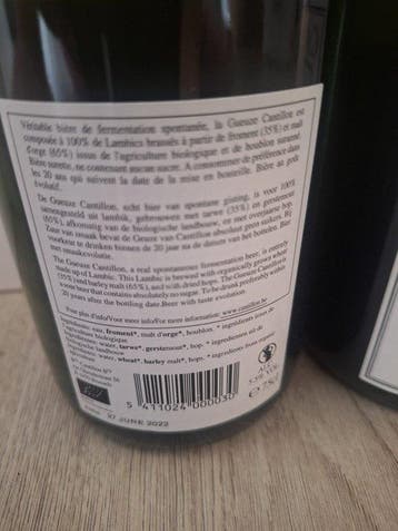 Cantillon - Gueuze 2022 - 75cl - 6 flessen, Nieuw