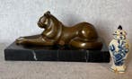 Statue, (Zonder Minimumprijs) Naar De Coux : Liggende kat, Antiek en Kunst