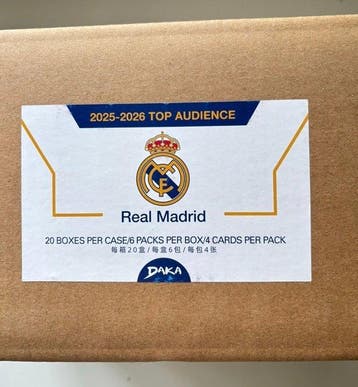 2025/26 DAKA Real Madrid Top Audience Sealed Case Series 2, Nieuw