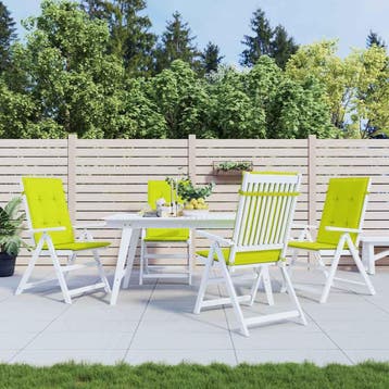 vidaXL Tuinstoelkussens 6 st hoge rug 120x50x3 cm stof, Verzenden, Nieuw