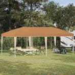 vidaXL Pop-up Feesttent 575 x 290 x 245 cm Beige, Verzenden, Nieuw