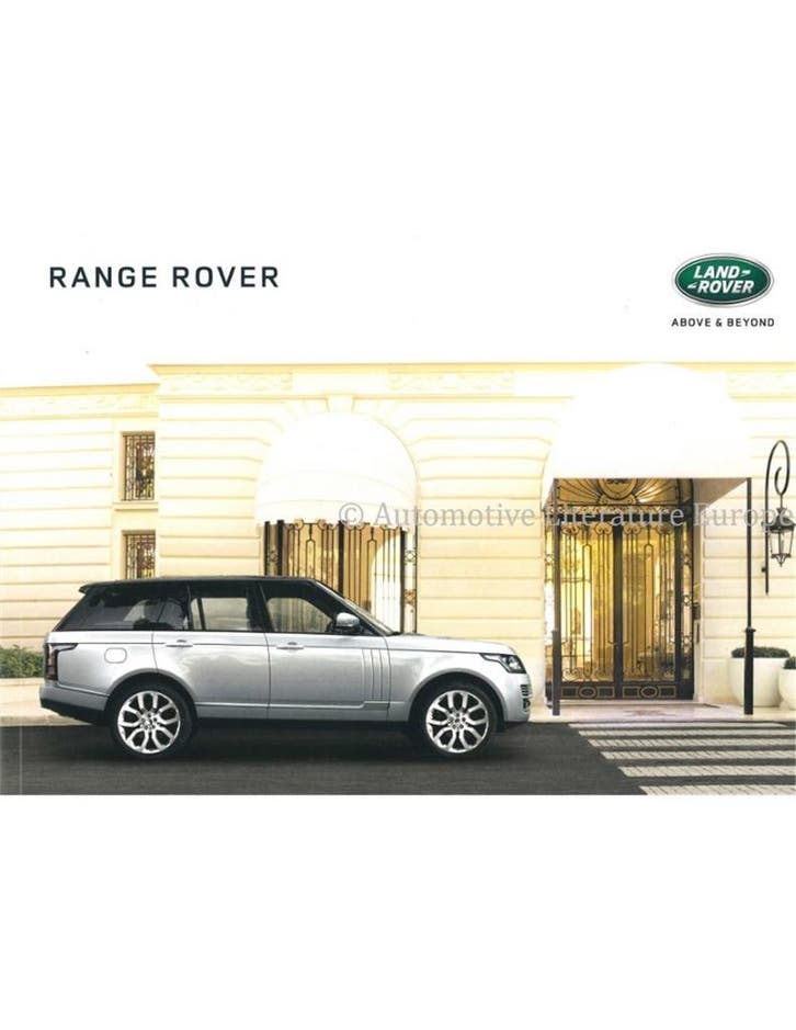 2015 RANGE ROVER BROCHURE NEDERLANDS, Livres, Autos | Brochures & Magazines, Enlèvement ou Envoi