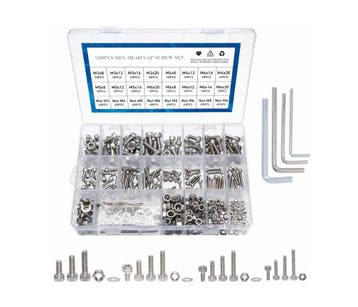 Assortiment RVS bouten en moeren (M3–M6, 520 stuks), Verzenden, Nieuw