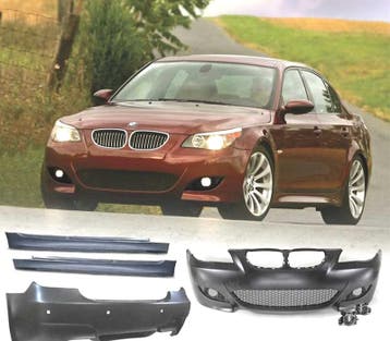 KIT CARROSSERIE BMW E60 03-07 ANTIBROUILLARD ET LAVE PHARES, Autos : Pièces & Accessoires, Verzenden