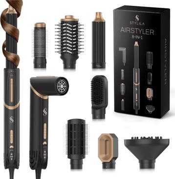 Stylila® 8-in-1 Airstyler met Diffuser - Multistyler -, Verzenden