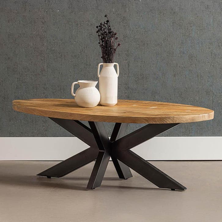 Salontafel Mangohout Ovaal Oscar, Maison & Meubles, Tables | Tables de salon, Envoi