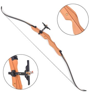 vidaXL Recurveboog voor volwassenen 68 30 lb, Sports & Fitness, Tir à l'arc, Verzenden