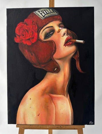 Nguyen Van Pho (1999) - La Rose du Ring 80 60 cm
