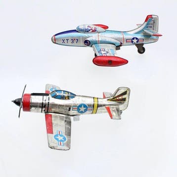 ASC, en andere , Japan - Avion miniature - (2) US Air force, Antiquités & Art