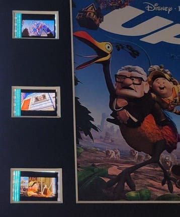 UP - Framed Film Cell Display