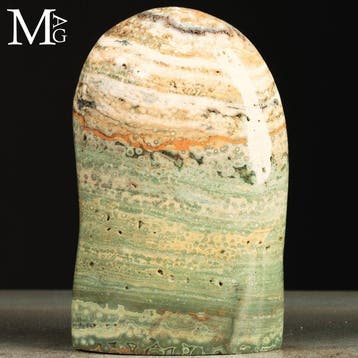 Ocean Jasper met natuurlijke gelaagdheid - orbiculaire