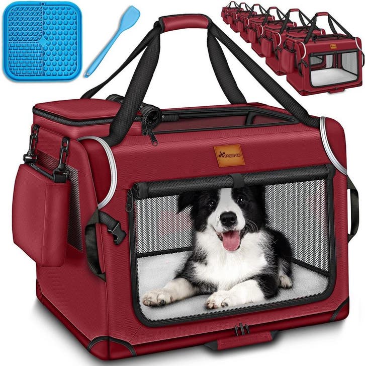Hondenbox - transportbox hond - opvouwbaar- maat L 70 x 52, Dieren en Toebehoren, Honden-accessoires, Verzenden