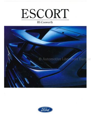 1992 FORD ESCORT RS COSWORTH BROCHURE NEDERLANDS, Nieuw