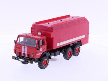 Schaal 1:43 Elecon AREK KAMAZ-4310 KUNG fire engine #7028, Hobby en Vrije tijd, Modelauto's | 1:43, Ophalen of Verzenden, Zo goed als nieuw