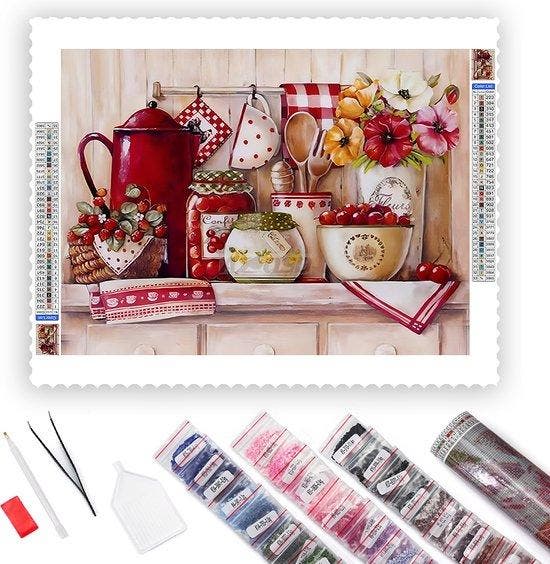 2dekans | Vivora 5D Diamond Painting Set – Mini DIY, Boeken, Hobby en Vrije tijd, Ophalen of Verzenden