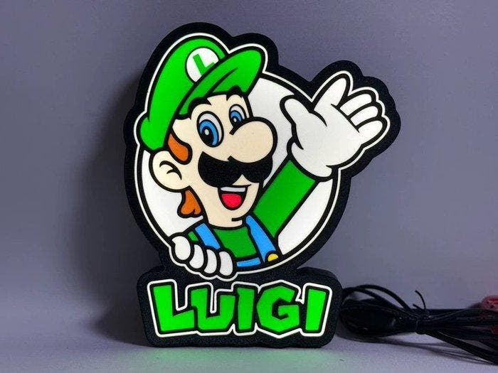 Nintendo - Luigi LED Night Light - Luigi Lamp - Gaming, Consoles de jeu & Jeux vidéo, Consoles de jeu | Accessoires Autre