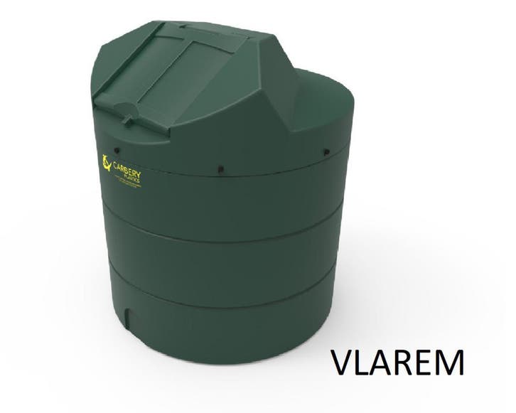Dieseltank Carbery Vlarem premium 1.350 ltr verticaal, Bricolage & Construction, Bricolage & Rénovation Autre, Envoi