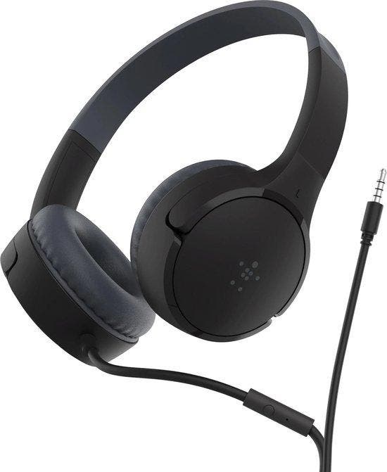 Headphones with Microphone Belkin AUD004BTBK Black, Audio, Tv en Foto, Hoofdtelefoons, Nieuw, Verzenden