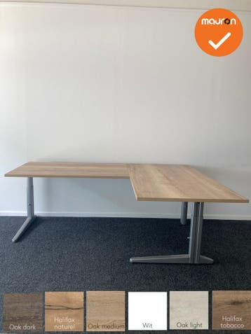 Ahrend Essa hoekbureau -200x160 - Zelf samenstellen - Nieuw, Zakelijke goederen, Werkplek, Ophalen of Verzenden, Gebruikt, Bureau