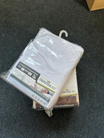 (Uit verpakking geweest) Molton hoeslakenset - 4 delig, Maison & Meubles, Hoeslaken of Sloop