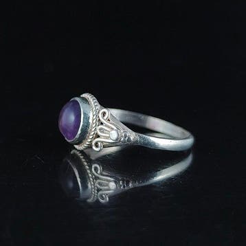 Amethist - Zilver - 2-delige sieradenset - amethist