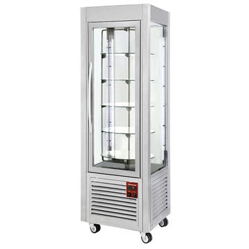 Gebaksvitrine | 360L | Grijs | +2°C/+10°C | 5 Schappen, Verzenden