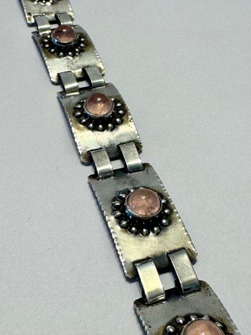 Zonder minimumprijs - Armband Zilver Quartz - Armband Georg, Nieuw