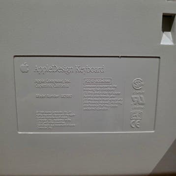 Apple Vintage AppleDesign Keyboard (Model M2980) – US QWERTY, Nieuw