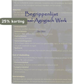 Begrippenlijst sociaal agogisch werk 9789085240518 S. Aben, Verzenden, Zo goed als nieuw, S. Aben