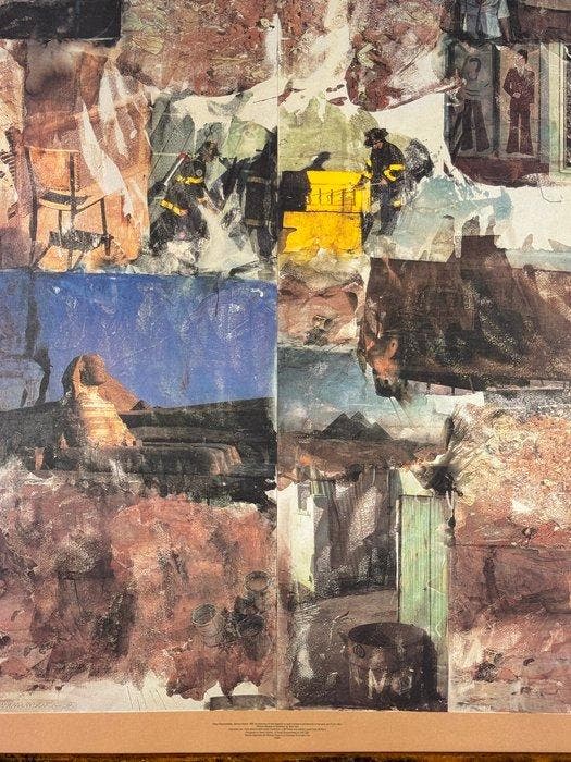 Robert Rauschenberg - Sphynx Atelier (1973), Antiquités & Art, Art | Dessins & Photographie